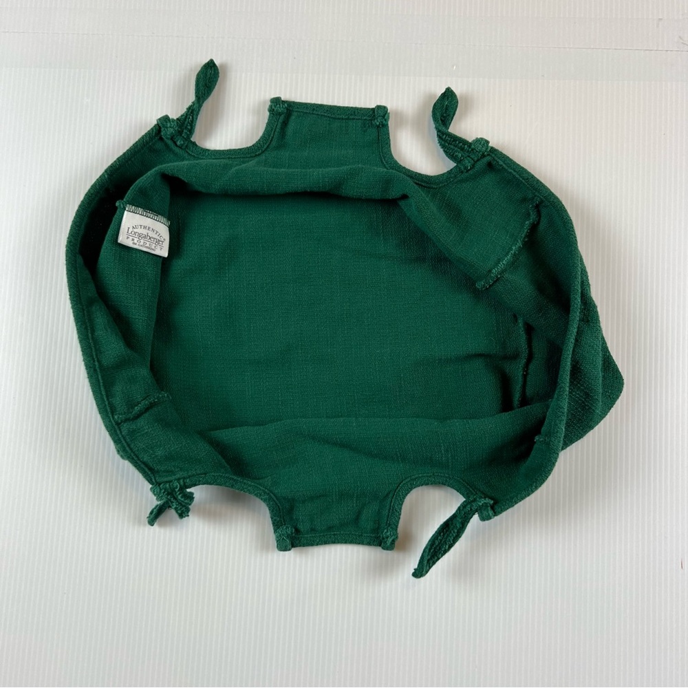Longaberger Ivy Green Small Gathering Basket Liner